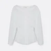 A LINE Ballerina Neck-Shoulder Detail Shirt>Woman Blouses & Shirts