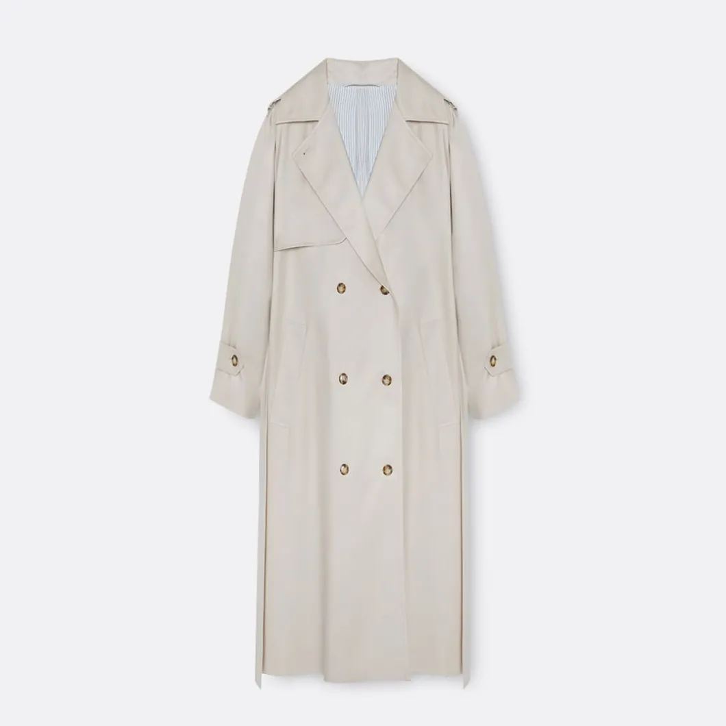 A LINE Belted Trench-Coat>Woman Jackets & Coats