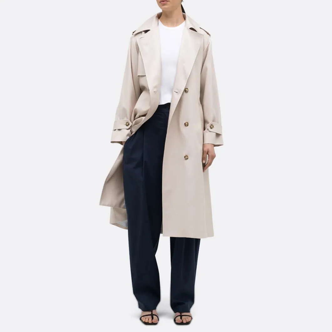 A LINE Belted Trench-Coat>Woman Jackets & Coats