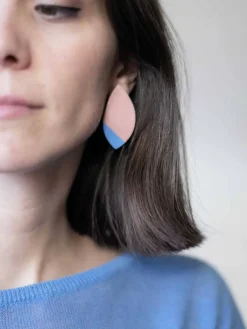 Piino Bicolor Folha Earrings>Woman Jewellery & Watches