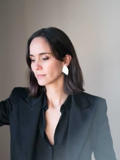 Piino Bicolor Folha Earrings>Woman Jewellery & Watches