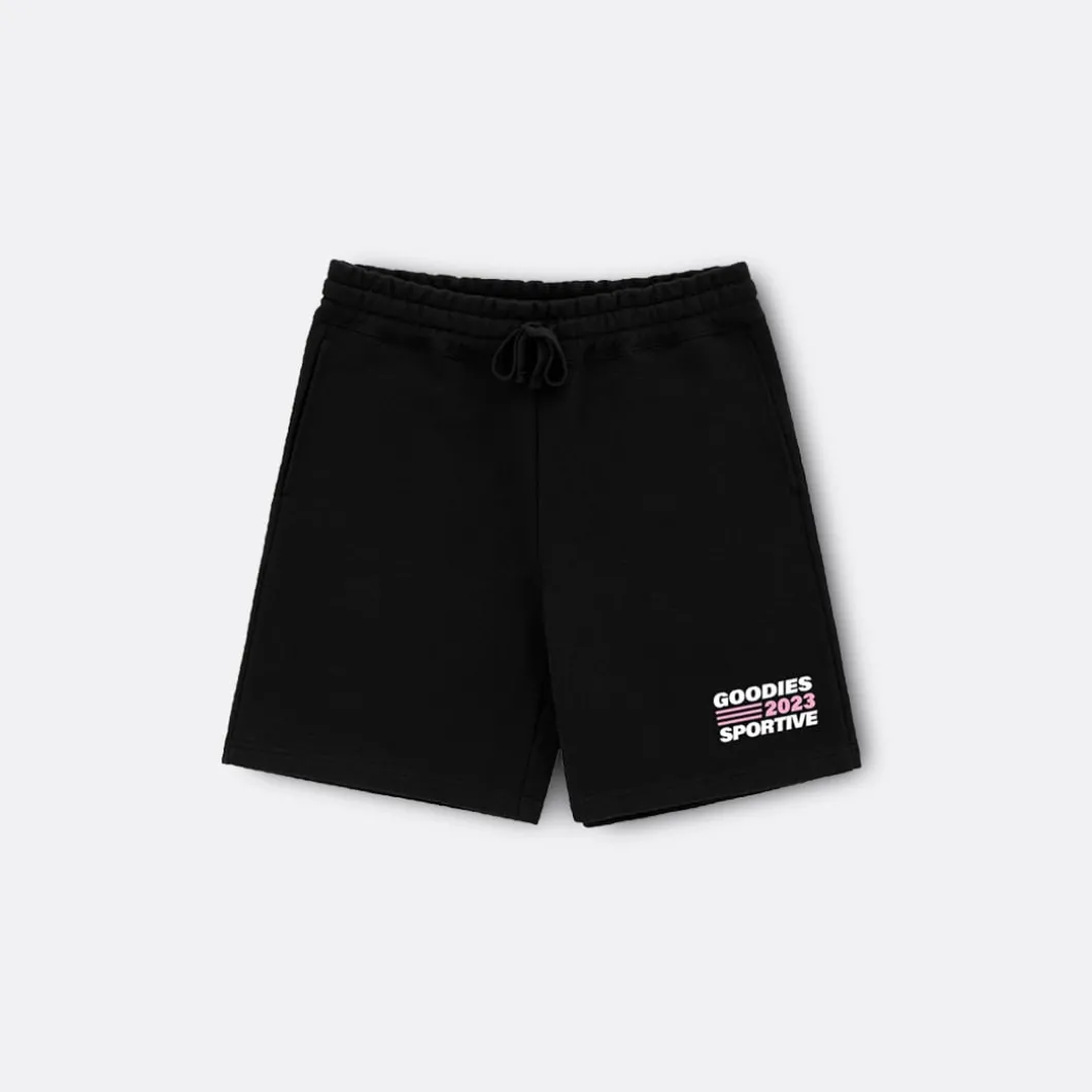 Goodies Sportive Black Merch Short>Woman Skirts & Shorts