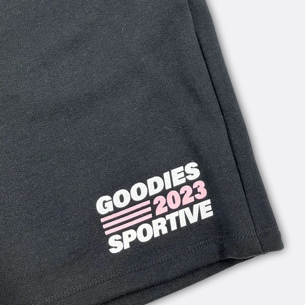 Goodies Sportive Black Merch Short>Woman Skirts & Shorts