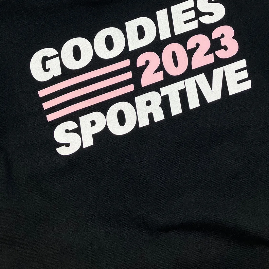 Goodies Sportive Black Merch Tee>Man Shirts & Polos