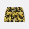OAS Black Octo Swim Shorts>Man Trousers & Shorts