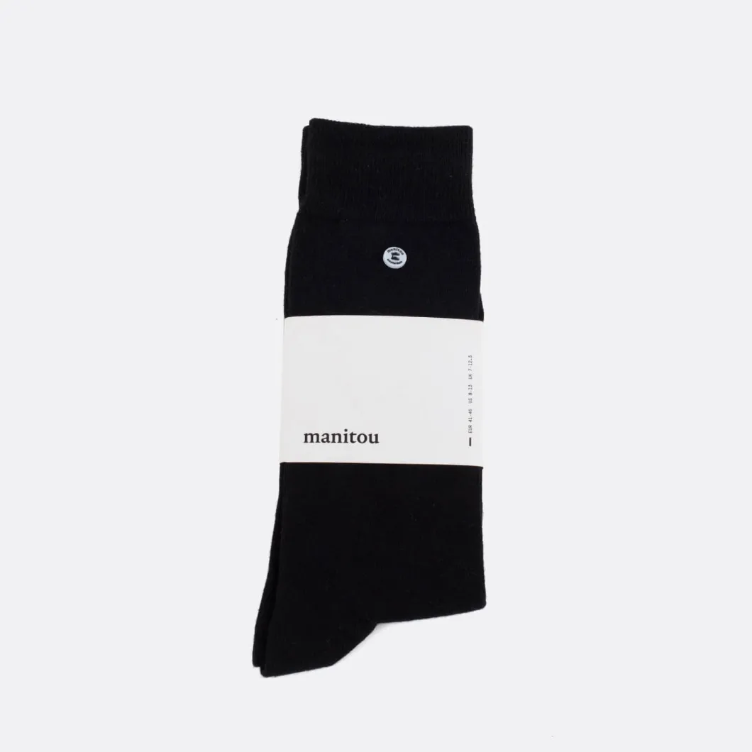 Manitou Amsterdam Black Wolf Socks>Man Socks