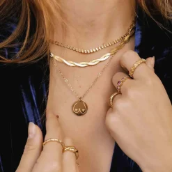 Hey Harper Braided Nassau Necklace><noscript><img width=