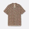 OAS Brown Yard Shirt>Woman Blouses & Shirts