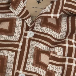 OAS Brown Yard Shirt>Woman Blouses & Shirts