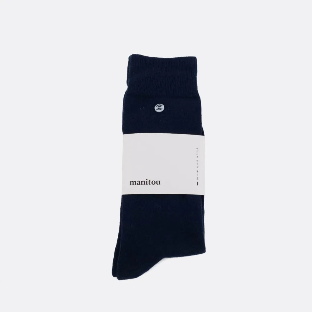 Manitou Amsterdam Classic Blue Socks>Man Socks