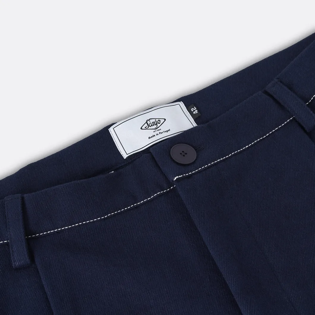 Sanjo Contrast Work Shorts>Man Trousers & Shorts