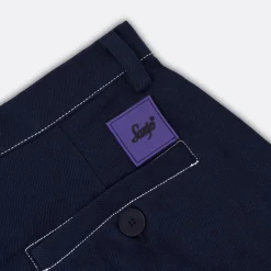 Sanjo Contrast Work Shorts><noscript><img width=