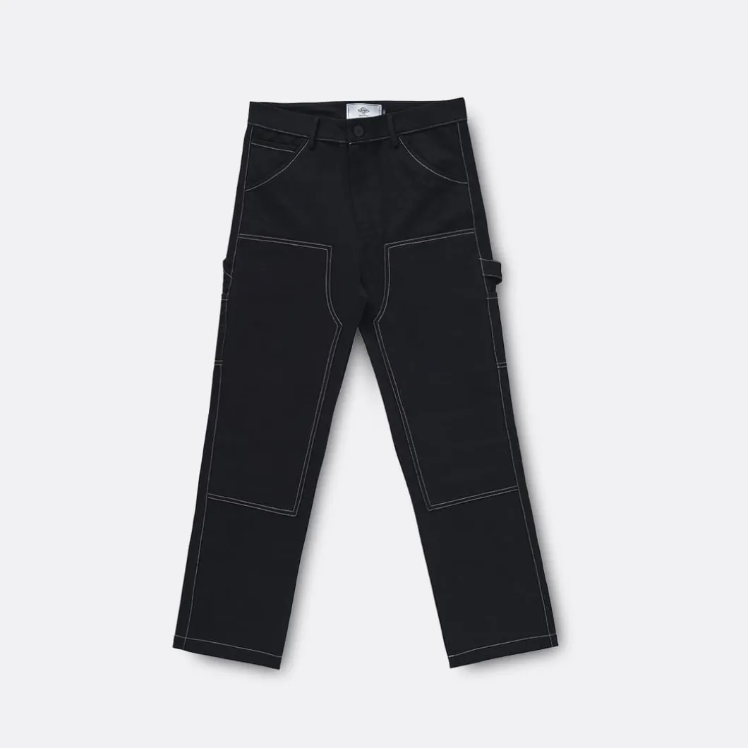 Sanjo Contrast Work Trousers>Woman Trousers