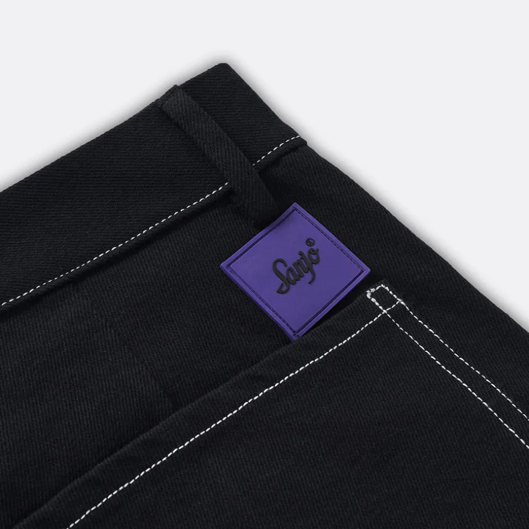 Sanjo Contrast Work Trousers>Woman Trousers