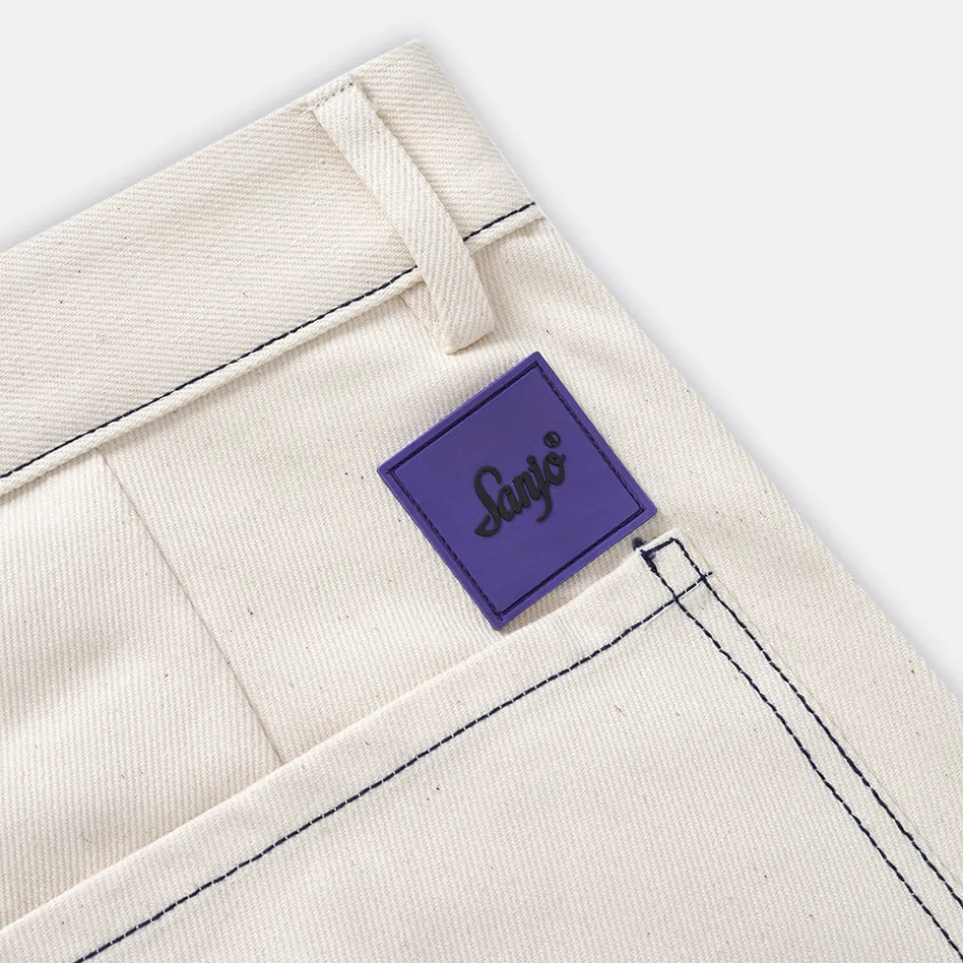 Sanjo Contrast Work Trousers>Woman Trousers