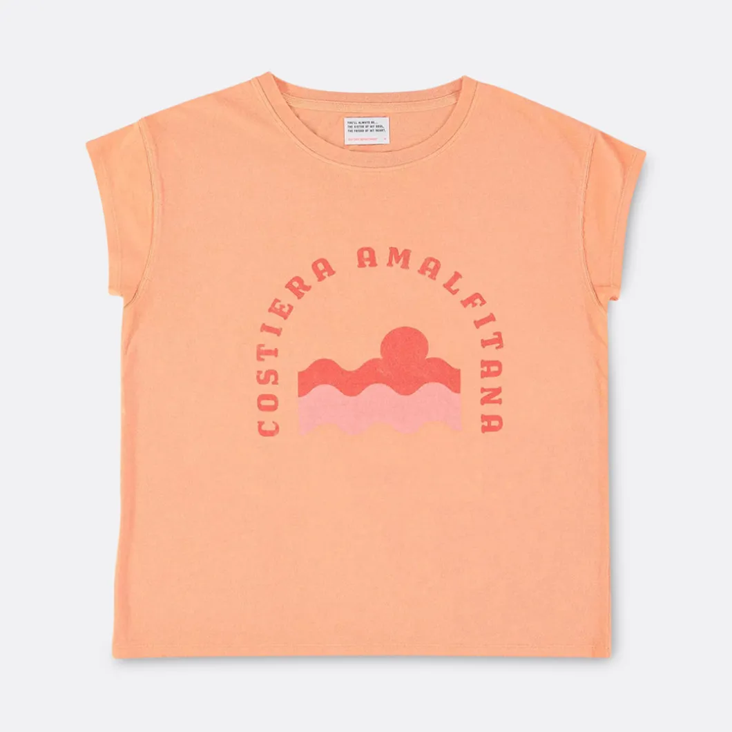 Sisters Department Costiera Print T-Shirt>Woman Tops & T-Shirts