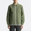RVLT Cotton Zip Overshirt>Man Jackets & Coats