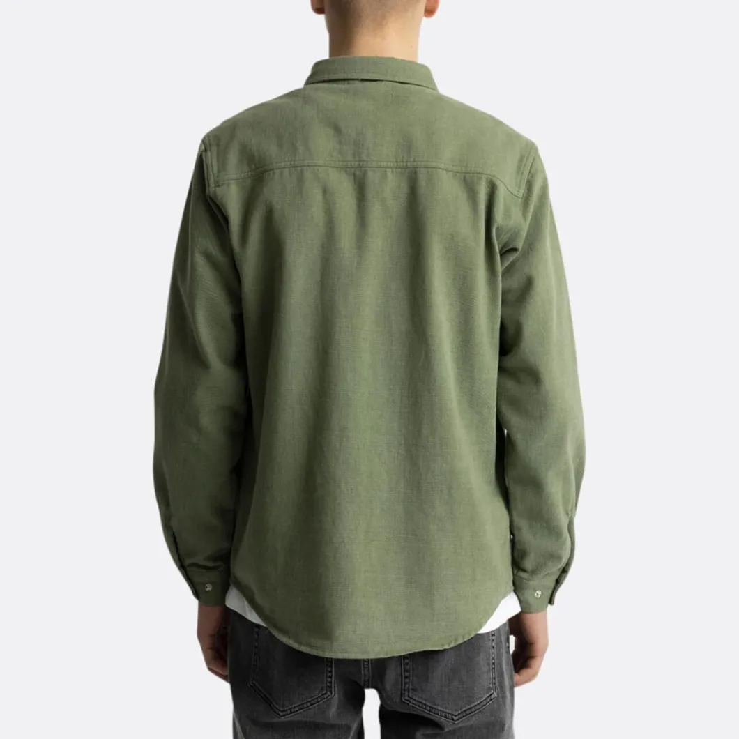 RVLT Cotton Zip Overshirt>Man Jackets & Coats