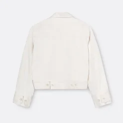 A LINE Cropped Denim Jacket>Woman Jackets & Coats