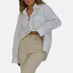 Guaja Dad Shirt>Woman Blouses & Shirts