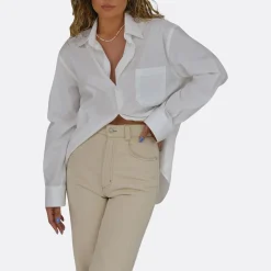 Guaja Dad Shirt>Woman Blouses & Shirts