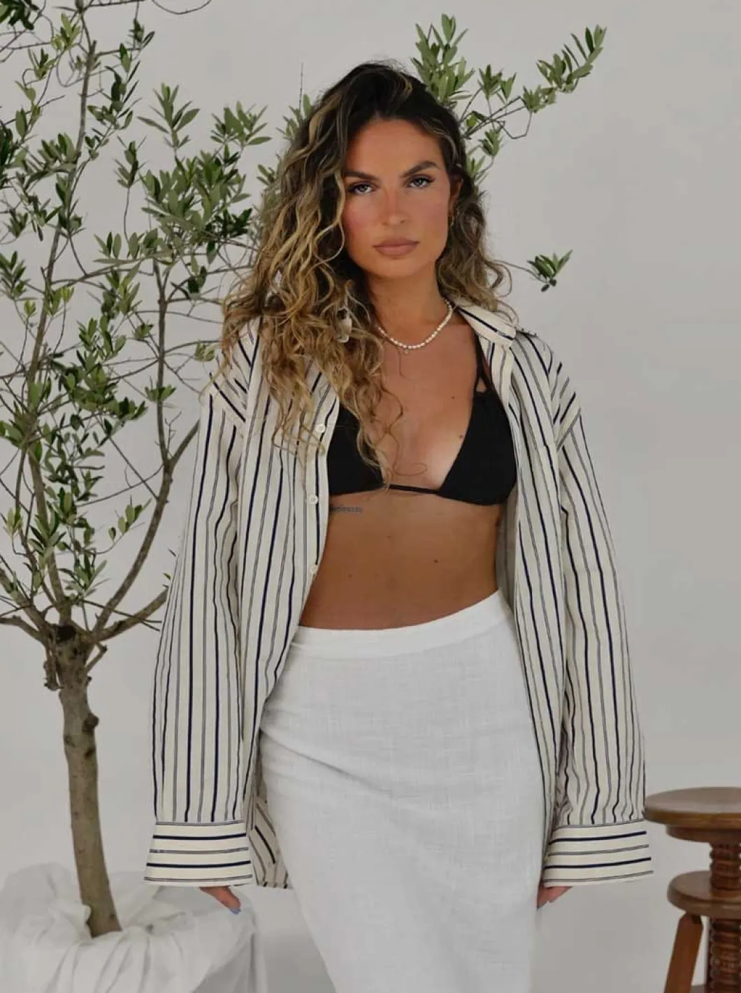 Guaja Dad Shirt With Stripes>Woman Blouses & Shirts