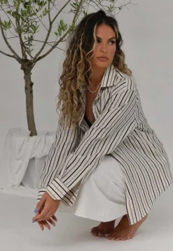Guaja Dad Shirt With Stripes><noscript><img width=