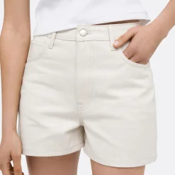 A LINE Denim Shorts><noscript><img width=