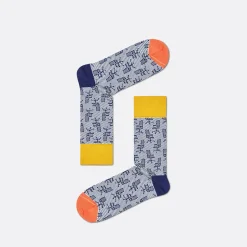 Hysteria by Happy Socks Dressed Office Chair Crew Socks>Man Socks