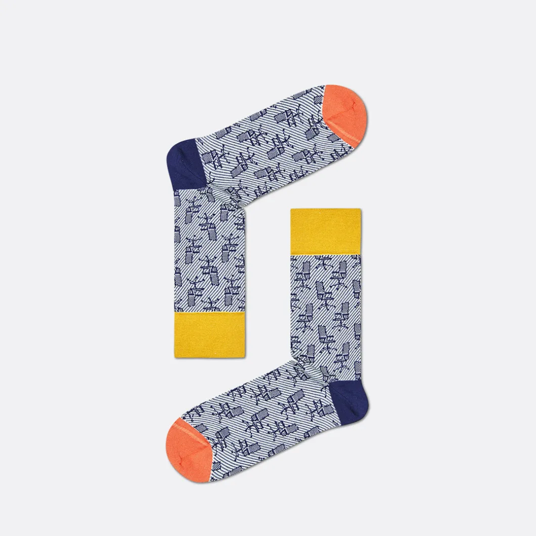 Hysteria by Happy Socks Dressed Office Chair Crew Socks>Man Socks