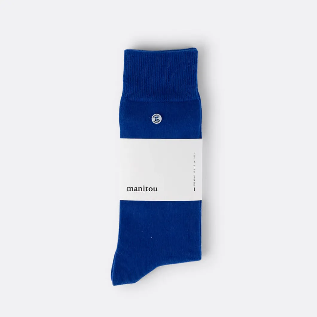 Manitou Amsterdam Electric Blue Socks>Man Socks
