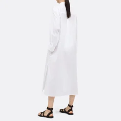 A LINE Embroidery Bib-Panel Shirtdress><noscript><img width=