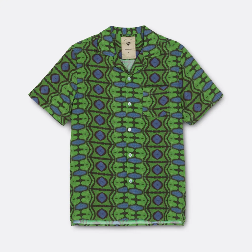 OAS Emerald Bluesshirt>Man Shirts & Polos