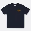 Sanjo Flocked Logo T-Shirt>Woman Tops & T-Shirts