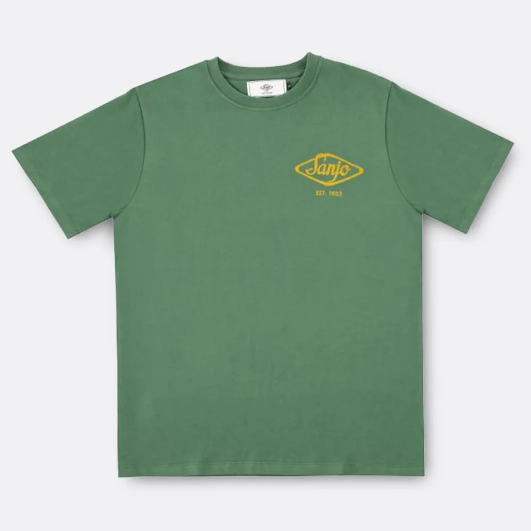 Sanjo Flocked Logo T-Shirt>Woman Tops & T-Shirts