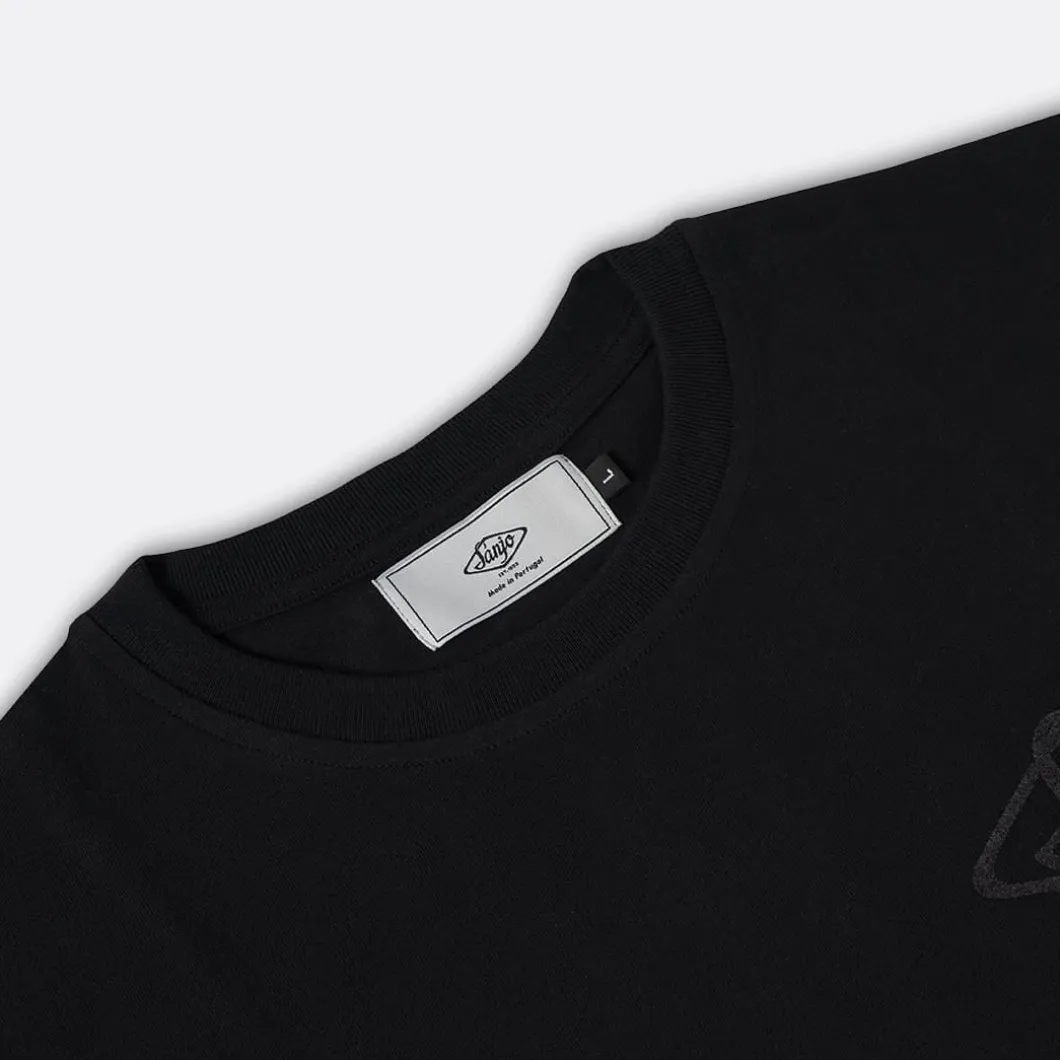Sanjo Flocked Logo T-Shirt>Man T-Shirts