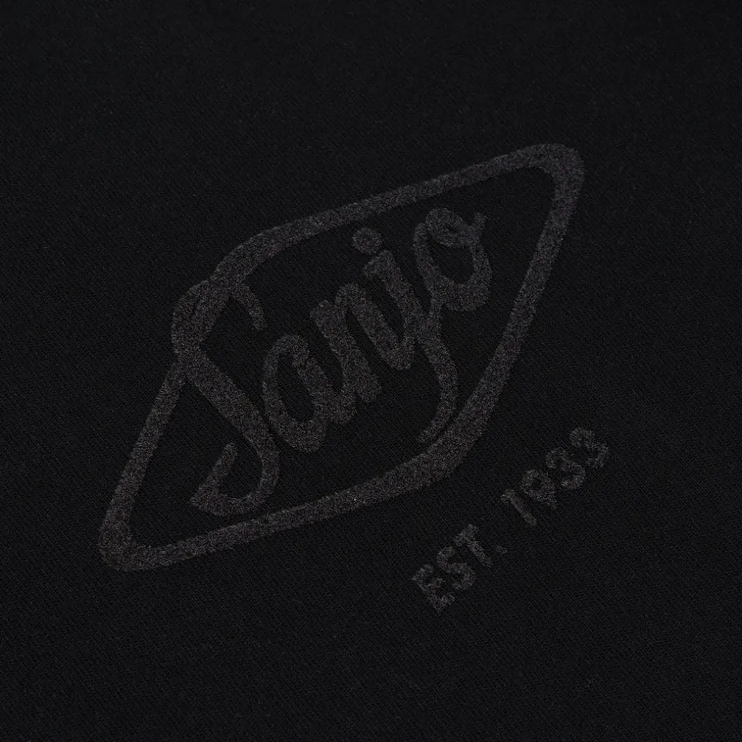 Sanjo Flocked Logo T-Shirt>Woman Tops & T-Shirts