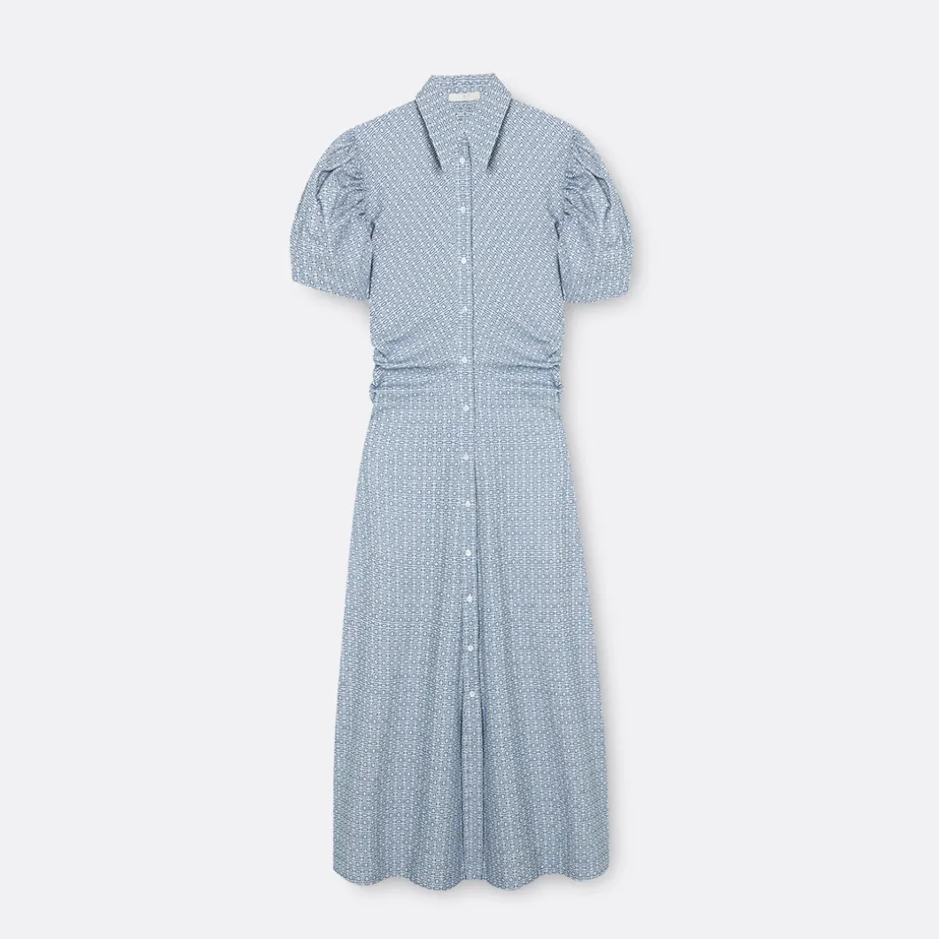 A LINE Gathered Detail Shirtdress>Woman Dresses & Jumpsuits