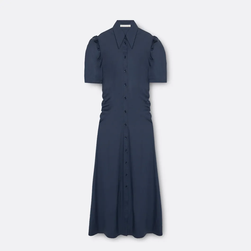 A LINE Gathered Detail Shirtdress>Woman Dresses & Jumpsuits