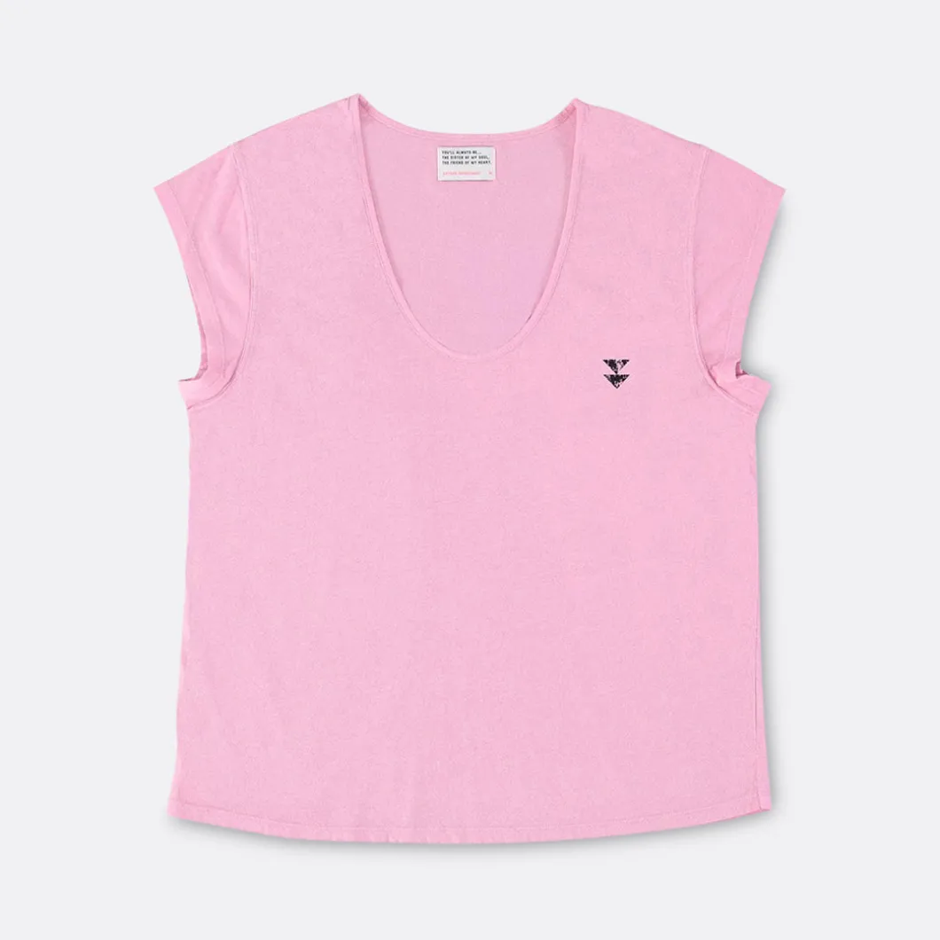 Sisters Department Gattara T-Shirt>Woman Tops & T-Shirts