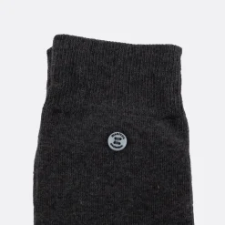 Manitou Amsterdam Grey Dinosaur Socks>Woman Socks