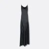 A LINE Halter Open-Back Silk Dress>Woman Dresses & Jumpsuits