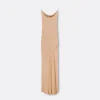 A LINE Halter Open-Back Silk Dress>Woman Dresses & Jumpsuits