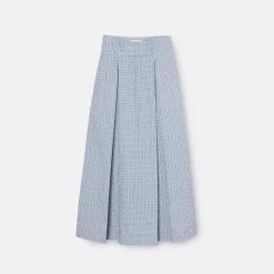 A LINE High-Waisted Pleated Skirt>Woman Skirts & Shorts