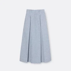 A LINE High-Waisted Pleated Skirt>Woman Skirts & Shorts