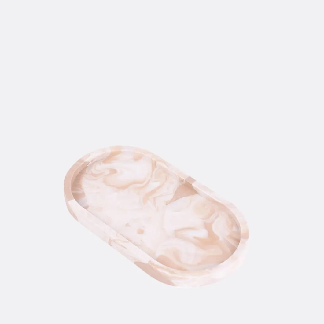 Crida Honey Swirls Oval Tray>Man Home Accessories