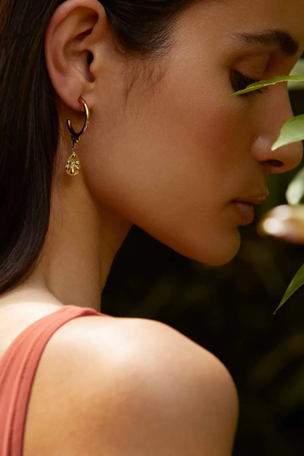 Carolina Curado Hoop With Pendant Tear>Woman Jewellery & Watches