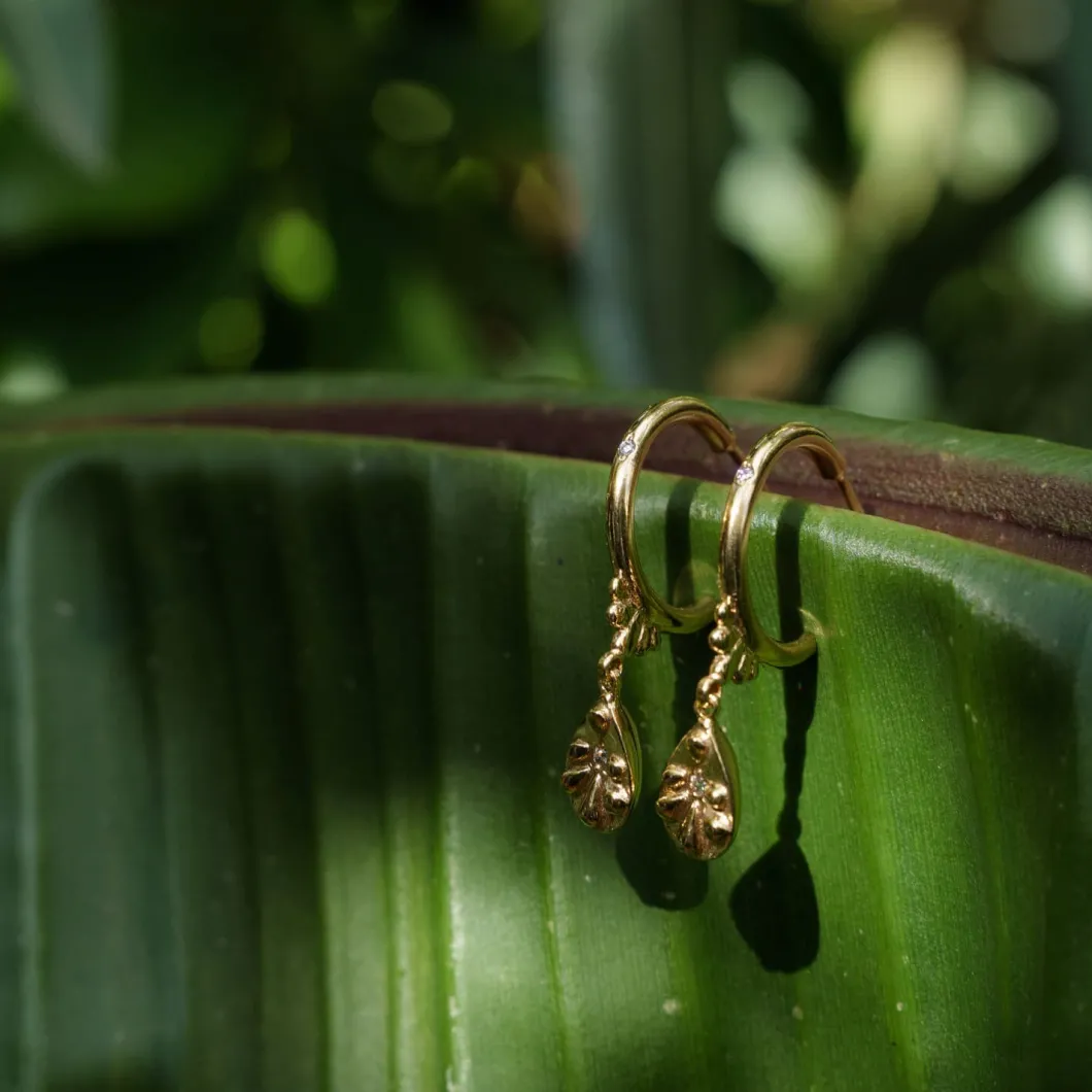 Carolina Curado Hoop With Pendant Tear>Woman Jewellery & Watches