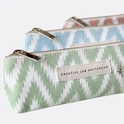 Creative Lab Amsterdam Ikat Blue Pencil Case>Man Stationery