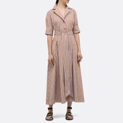 A LINE Knot-Belted Shirtdress><noscript><img width=